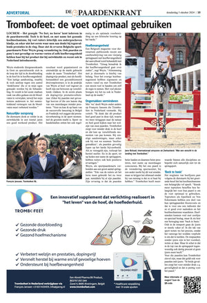 Publication in Paardenkrant (NL)